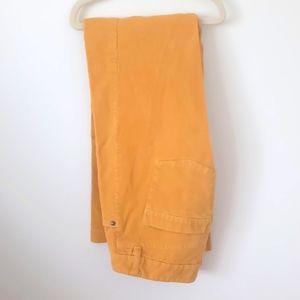J.Crew Bright Gold Yellow Corduroys Cords Womens 2s Bootcut